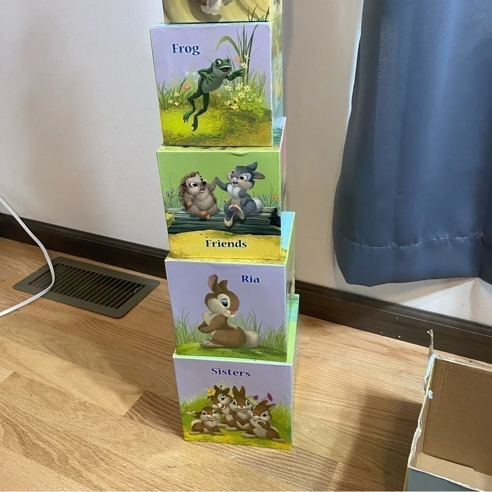 Disney Bunnies Thumper’s World Nesting Blocks Bambi No Board Book